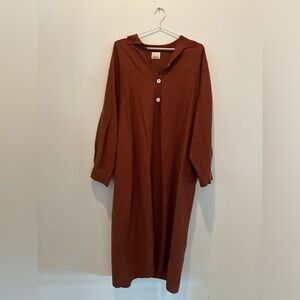 Babaa linen maxi dress